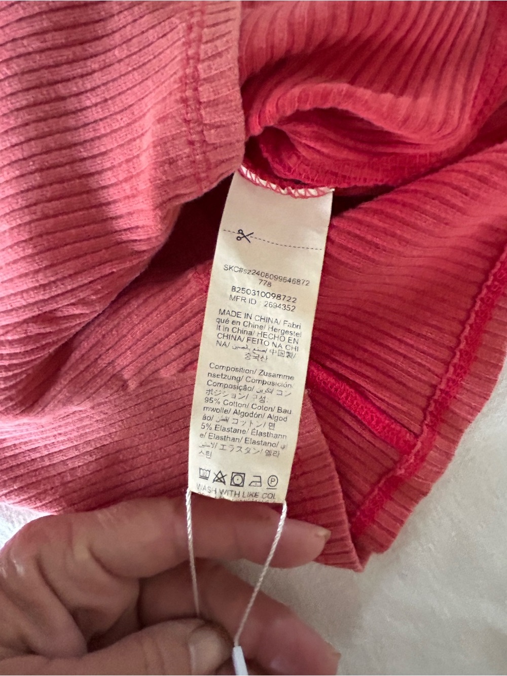 Shein Ribbed Button-Front Tee - Picture 7 of 7